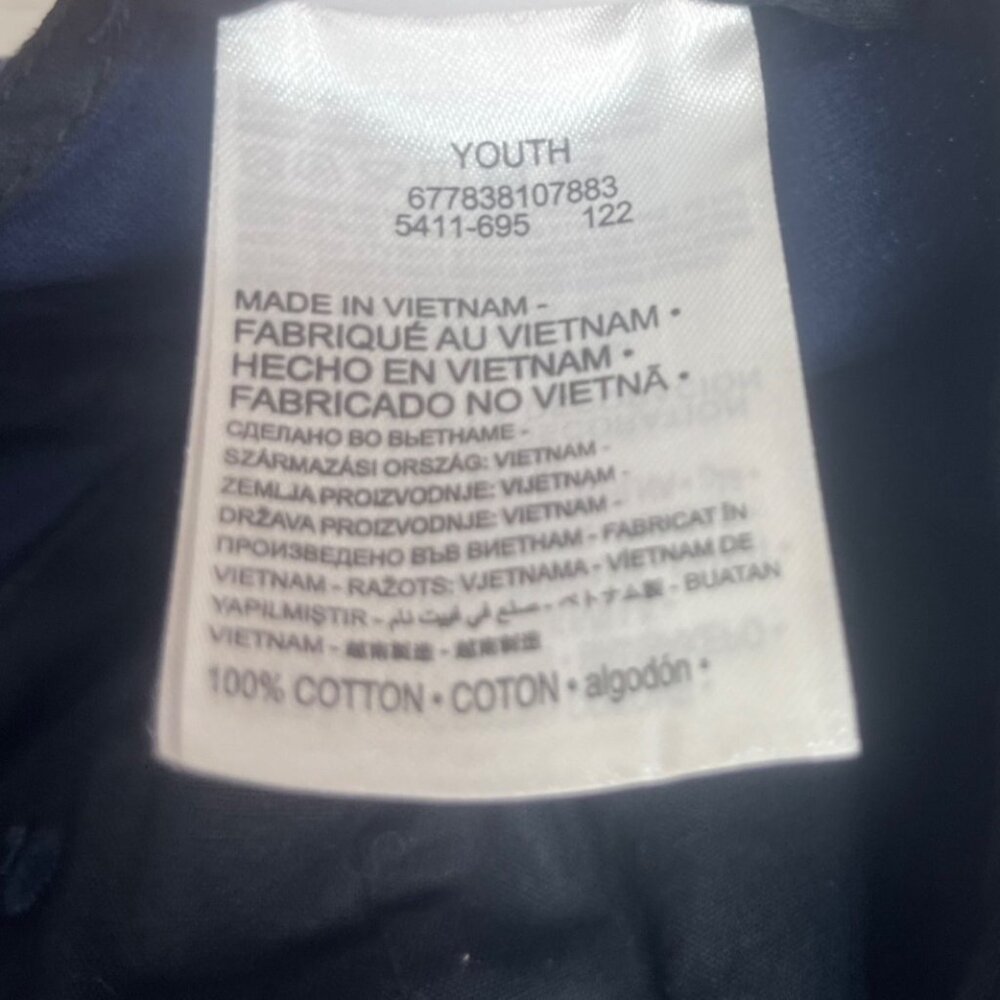 Converse Baseball Cap Hat Youth Size Blue Logo Patch Adjustable Strap - Picture 6 of 9